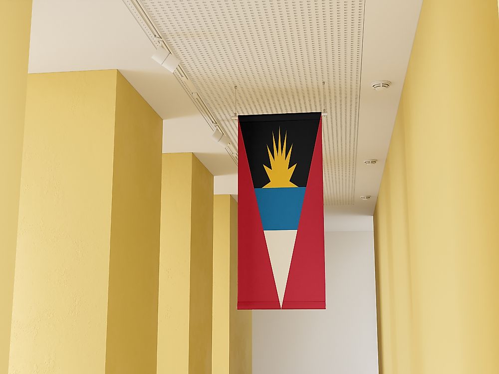 Flag of Antigua and Barbuda.