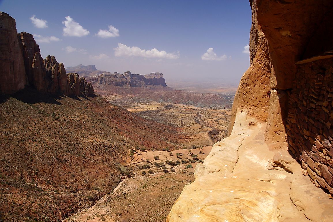 The Tigray region in Ethiopia, the homeland of the Kunama people.