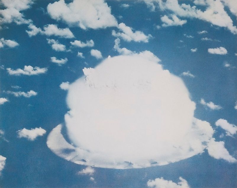 bikini atoll explosion