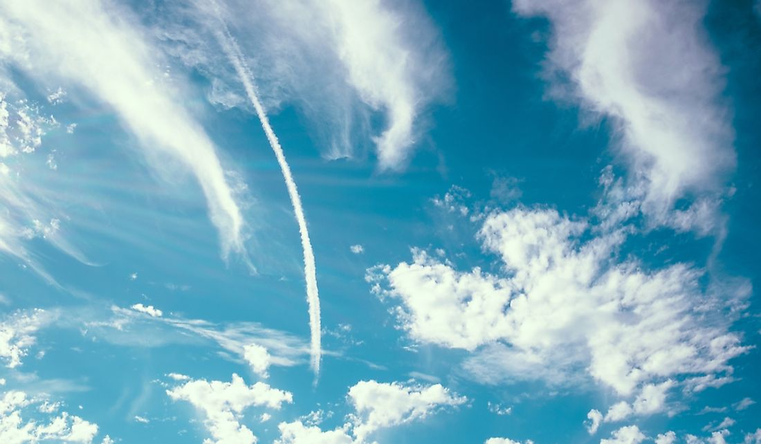 Planes capitalize on the jet stream for fast flights.