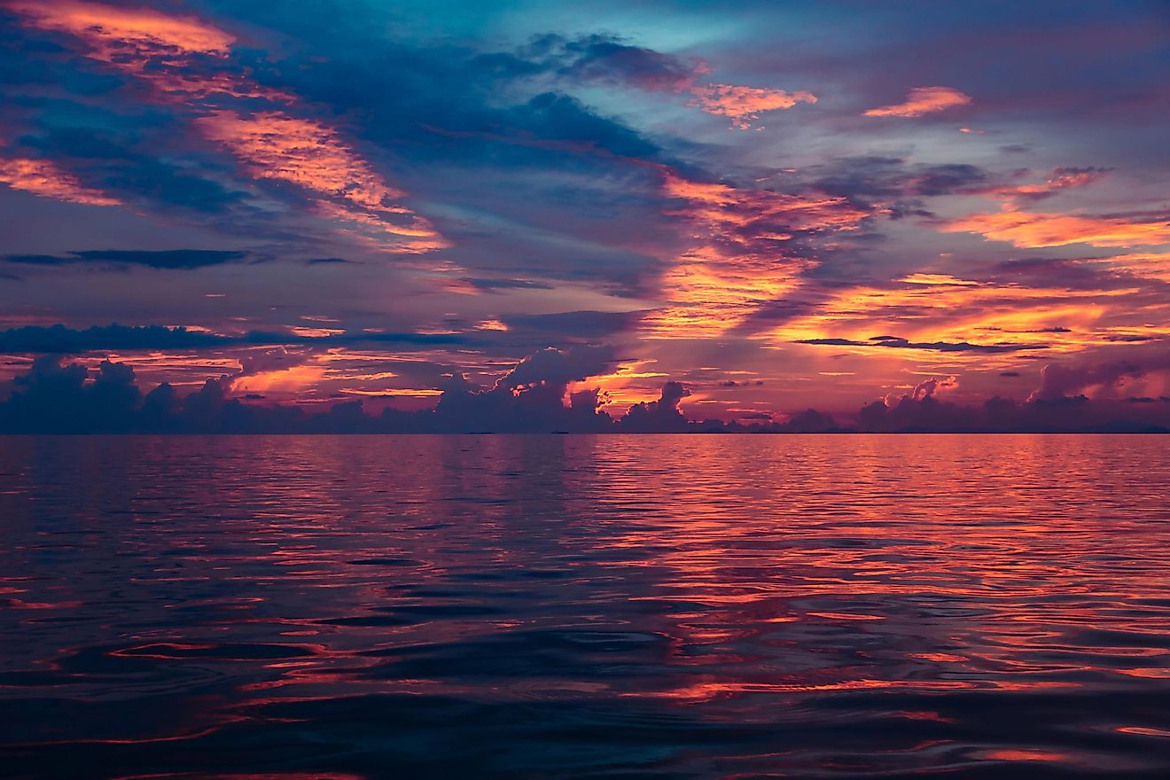 Sunset over the sea in the Phi Phi Islands. Image credit: Piqsels.com