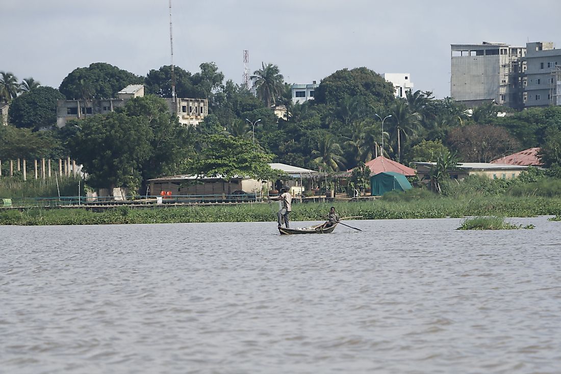 Porto Novo sits on the bank of the Yewa River. Editorial credit: Cora Unk Photo / Shutterstock.com