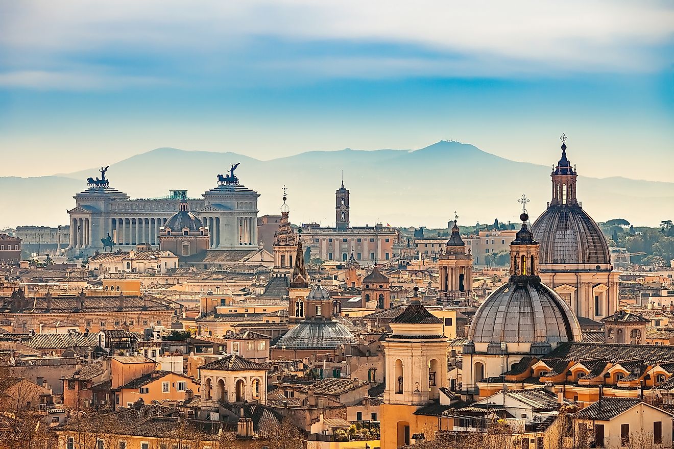 View of Rome from Castel Sant'Angelo. Image credit: S.Borisov/Shutterstock.com