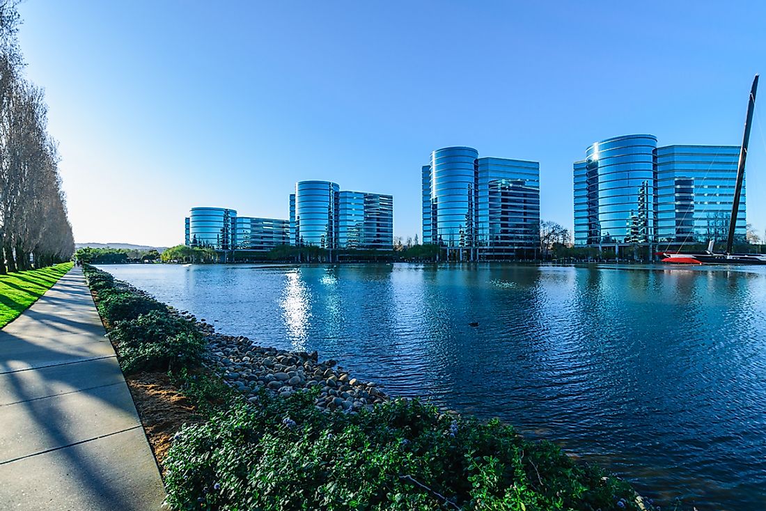 The Silicon Valley, in California, United States, is known for being an epicenter of technology companies. 