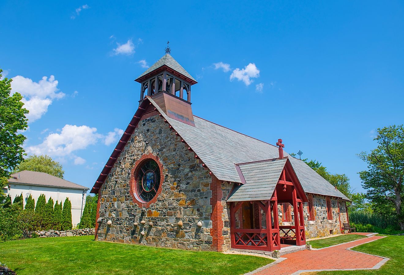St. Andrew's by the Sea Episcopal Chapel in Rye, New Hampshire.