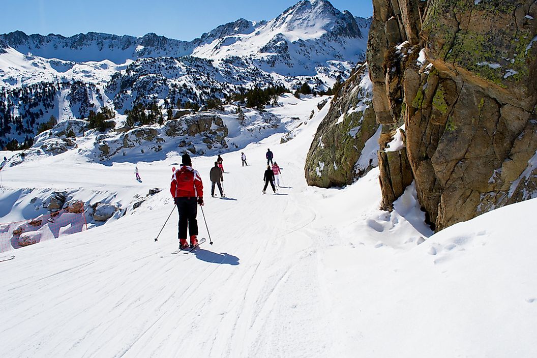 Andorra has the largest skiable area in Southern Europe.