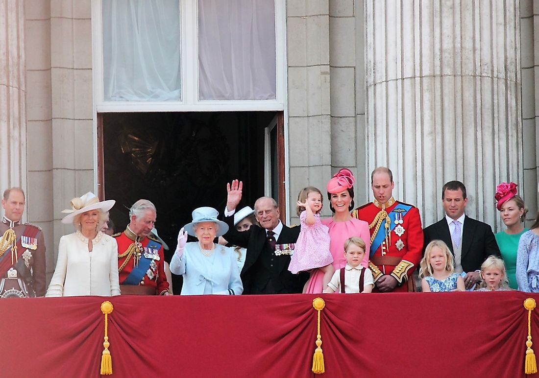 In 1960, the Queen decreed that the surname Mountbatten-Windsor would be used for her descendants. Editorial credit: Lorna Roberts / Shutterstock.com