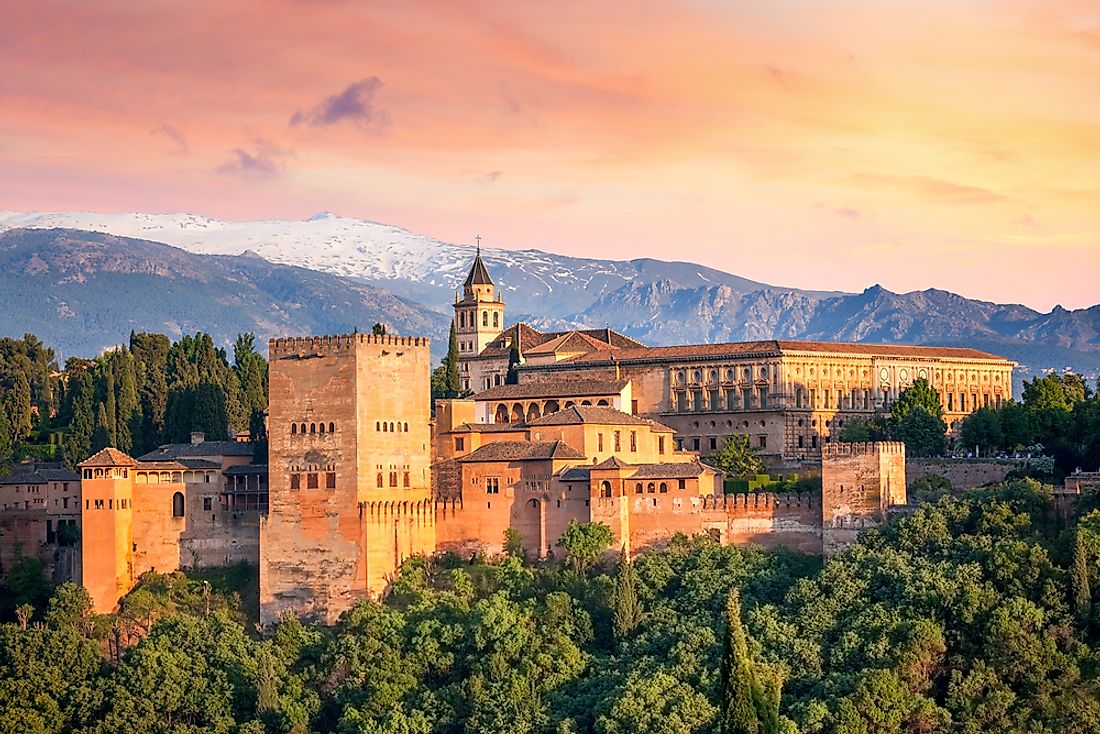 The Alhambra, Grenada, Spain. 