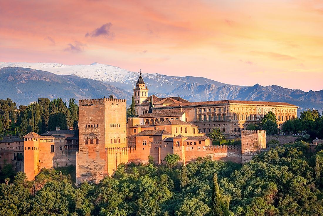 The Alhambra, Grenada, Spain. 