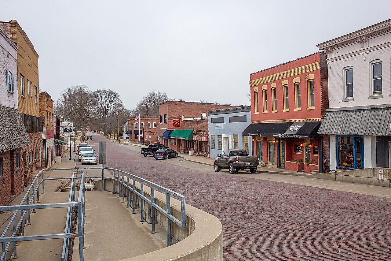 Mississippi Avenue in Crystal City, Missouri. Image credit Paul Sableman, CC BY 2.0, via Wikimedia Commons