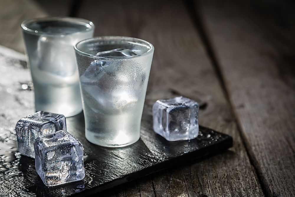 Vodka is a popular drink worldwide.