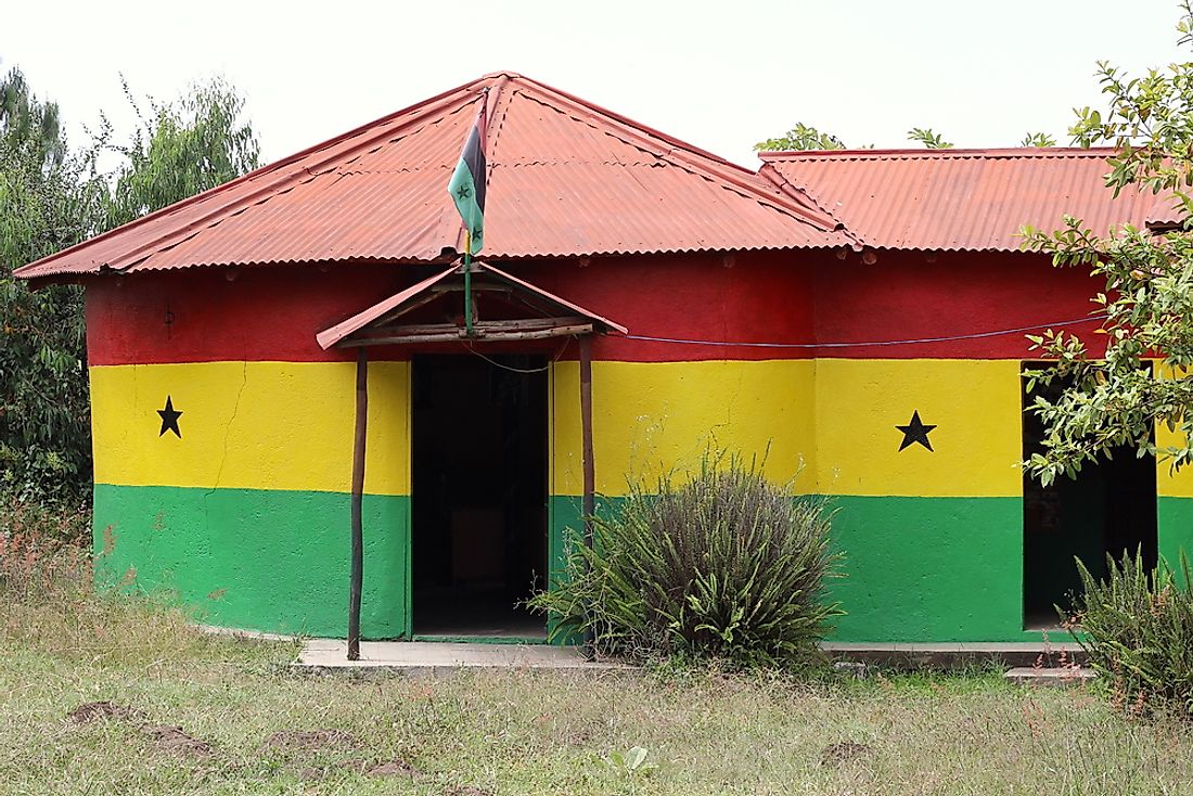 A Rastafari church in Ethiopia. 