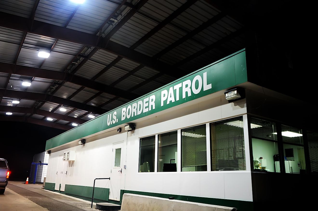 A U.S. border patrol station.
