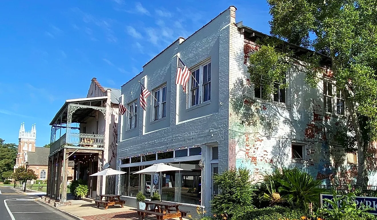 Main street in New Roads, Louisiana, via Facebook