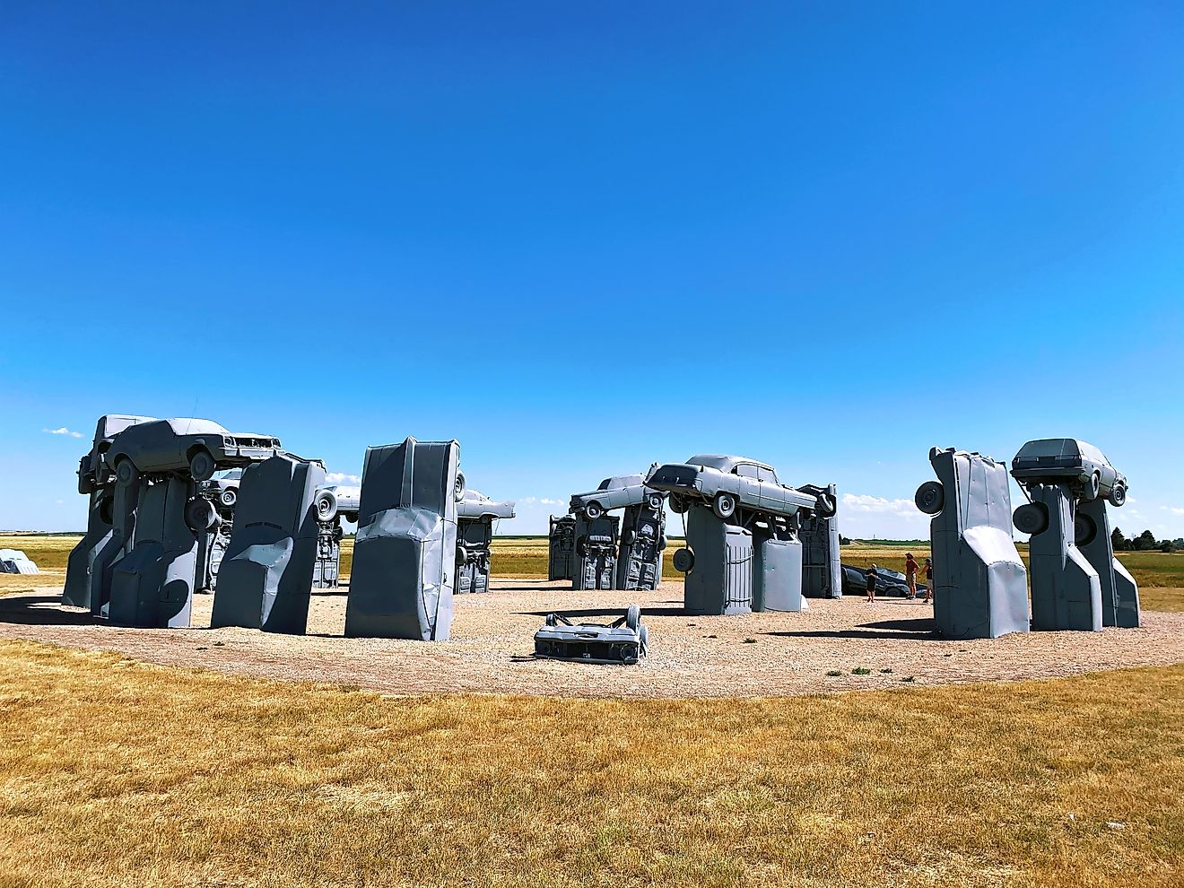 Carhenge sculpture in Alliance, Nebraska.