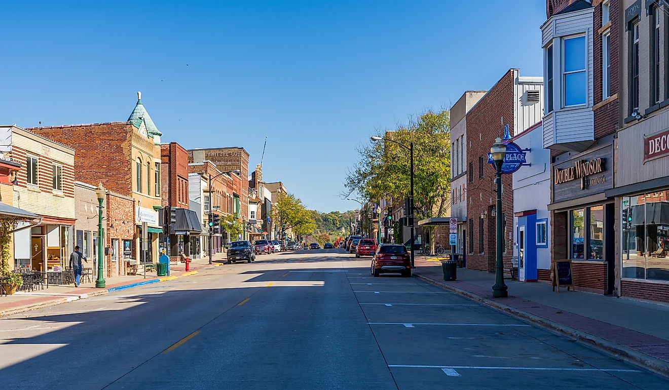 Decorah, Iowa. Editorial credit: Steve Heap / Shutterstock.com.