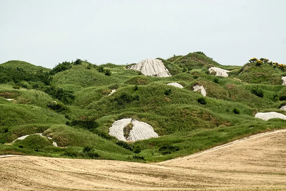 The Accona Desert in Tuscany, Italy.