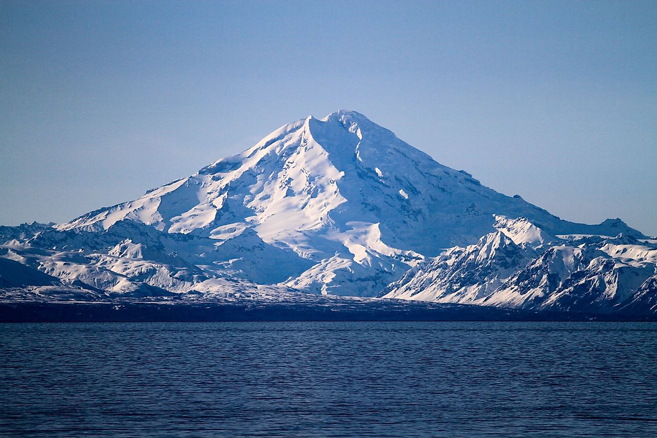 Mount Redoubt Volcano in Alaska