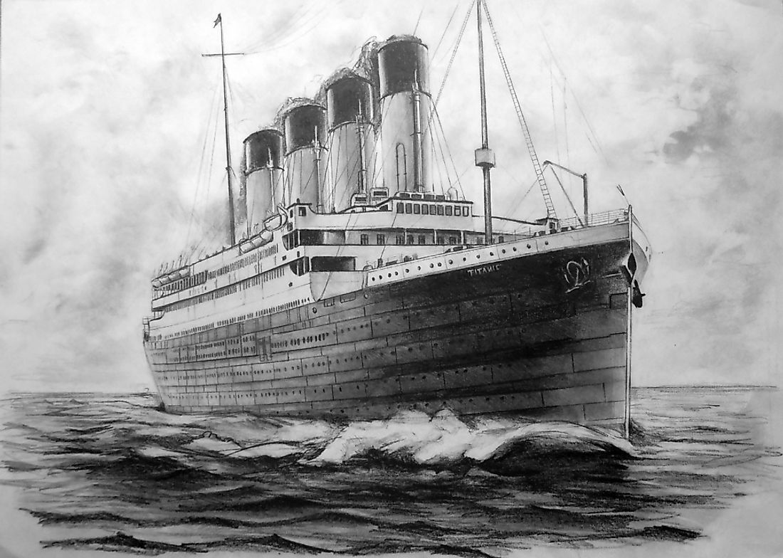 The Titanic famously sank on its maiden voyage. 