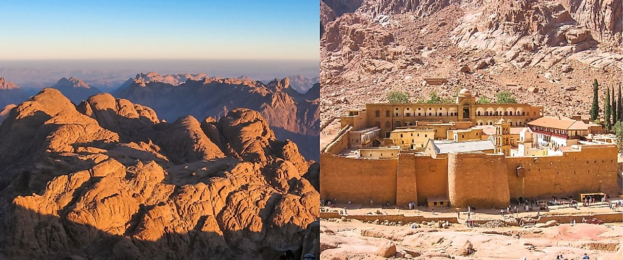 Monastery of Saint Catherine and Mount Sinai in the Saint Katherine Protectorate.