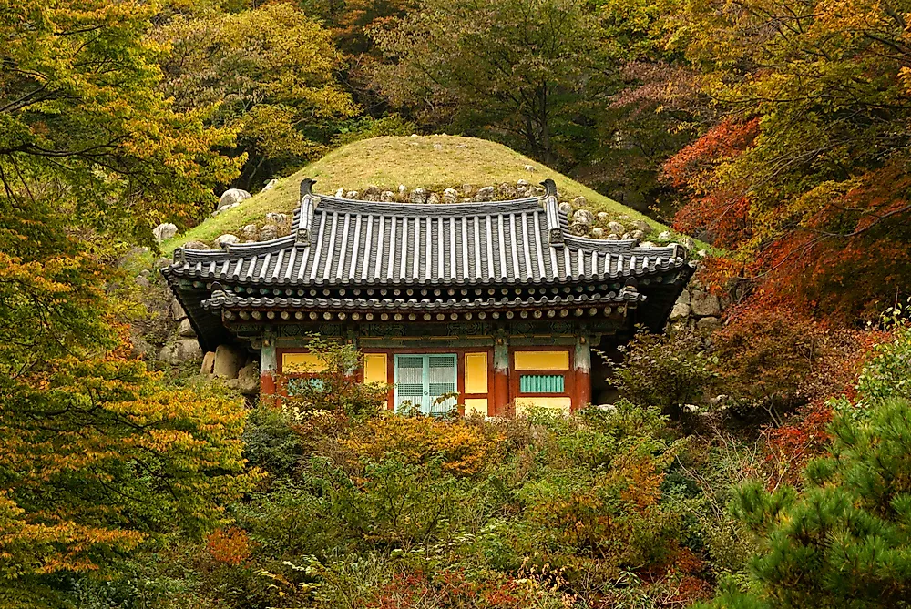 Seokguram Grotto was constructed by the Silla Kingdom.