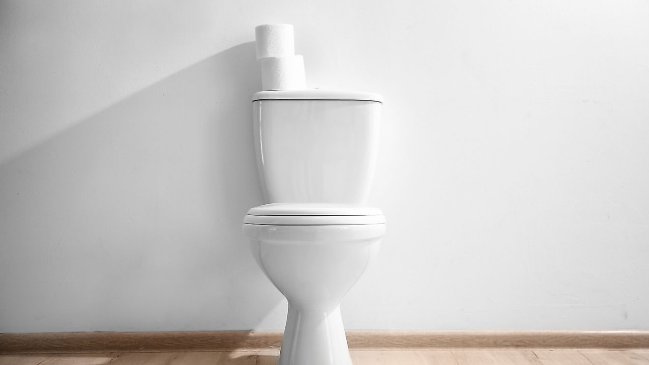 The modern flush toilet.