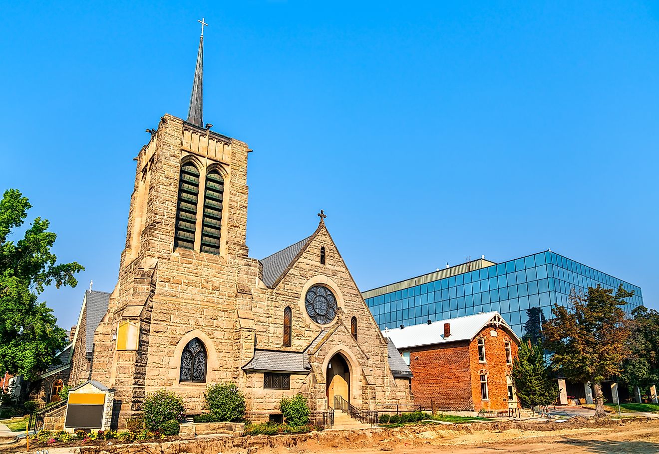 St. Michael's Episcopal Cathedral, in Boise, Idaho. (Credit: Leonid Andronov via Shutterstock)