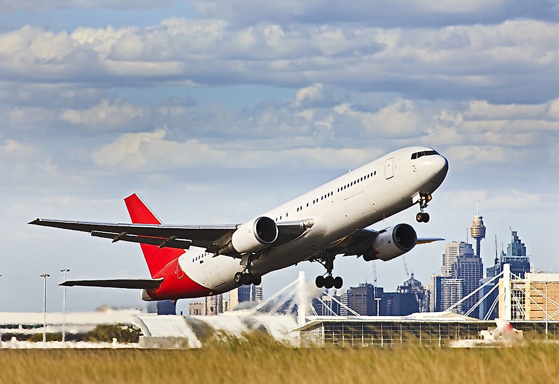 Sydney Airport, the airport serving Australia's biggest city. 