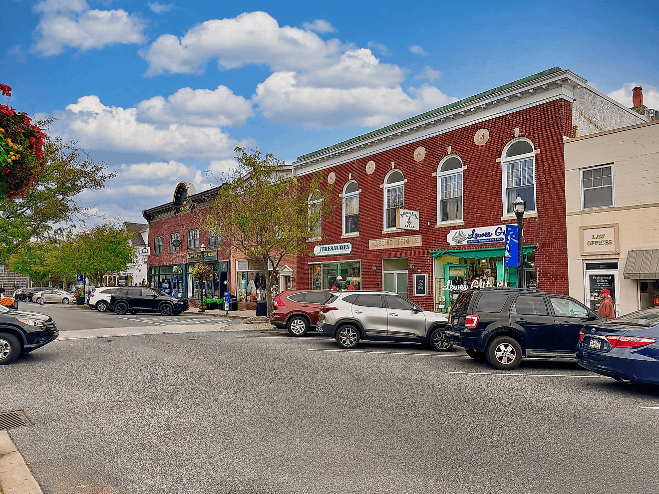 Second Street in downtown Lewes, Delaware. By Harrison Keely, CC BY 4.0, Wikimedia Commons