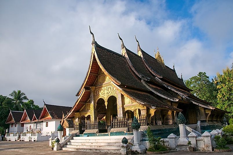 The Wat Xieng Thong Temple in Luang Prabang, Laos.