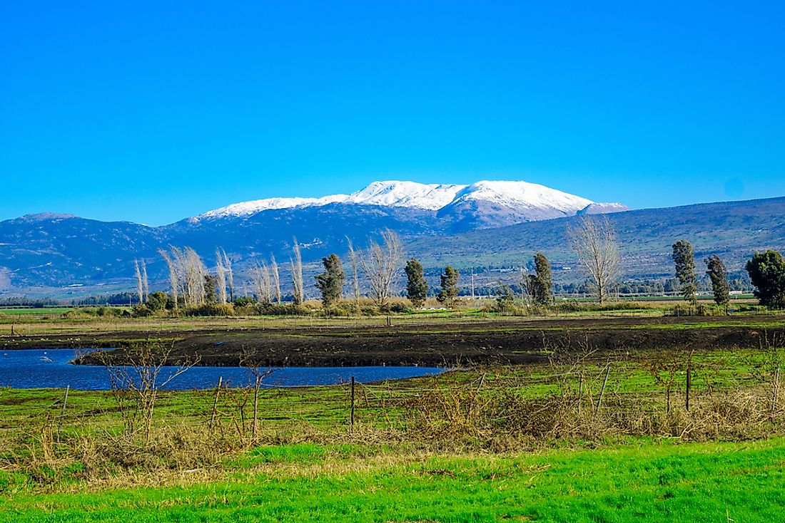 Mount Hermon is the tallest peak that is partially found in Israel. 