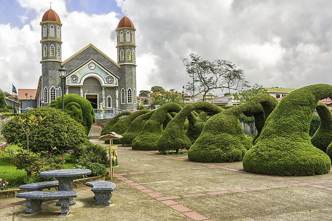 A catholic church in Costa Rica. 