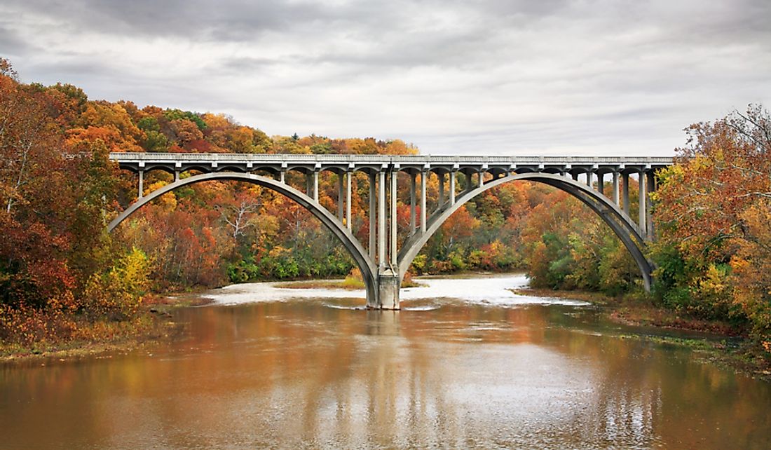 The Little Miami River in Ohio.