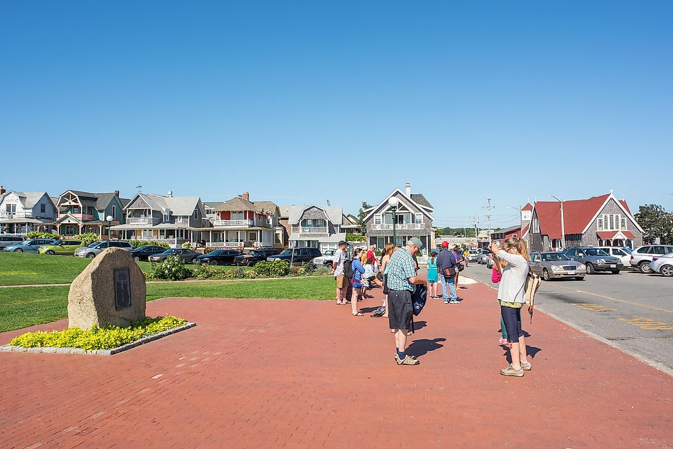 Scenic view of Martha's Vineyard. The 2010 census shows that 16,535 residents call Martha's Vineyard home.