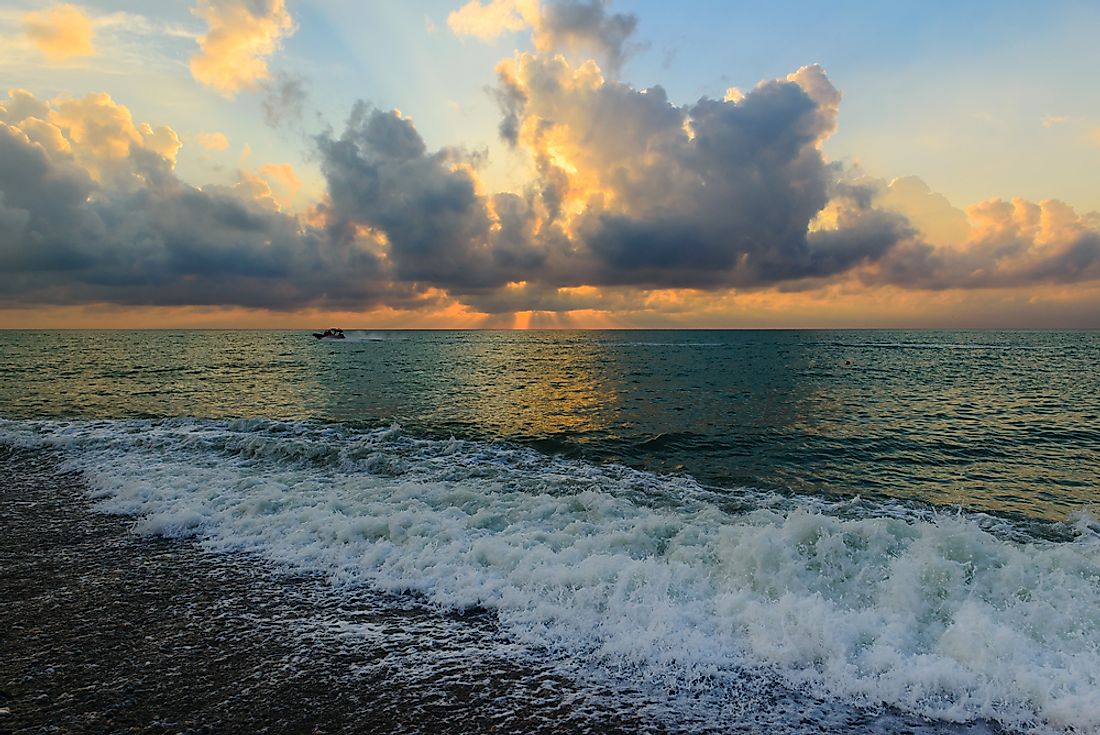 The Black Sea is thought to have originated from what was the Paleo-Tethys Ocean. 