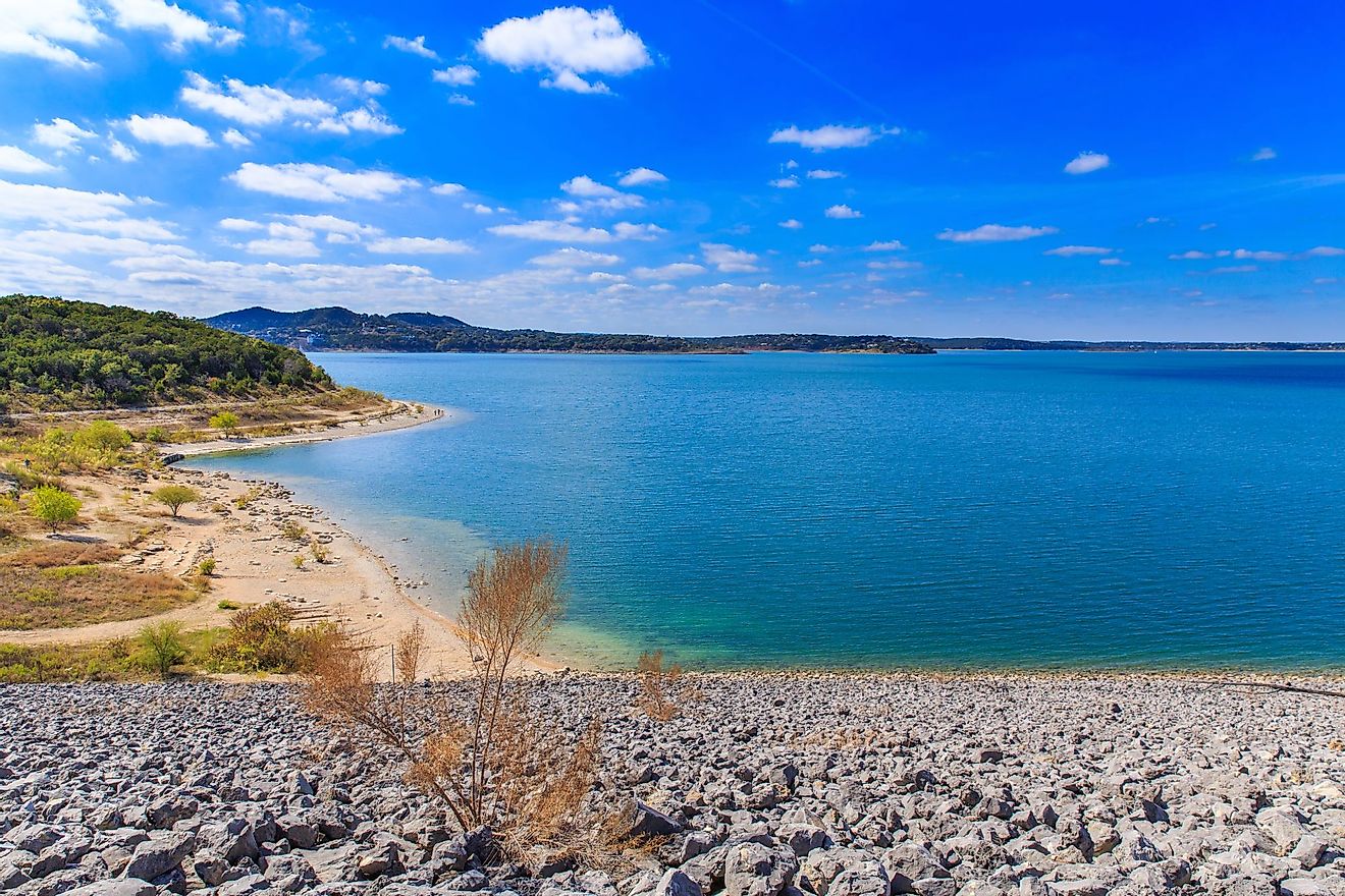 Canyon Lake in Texas Hill Country. 