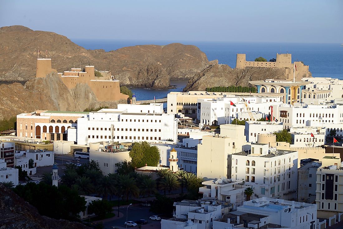 50% of the population of Oman lives in Muscat and Al Batinah.