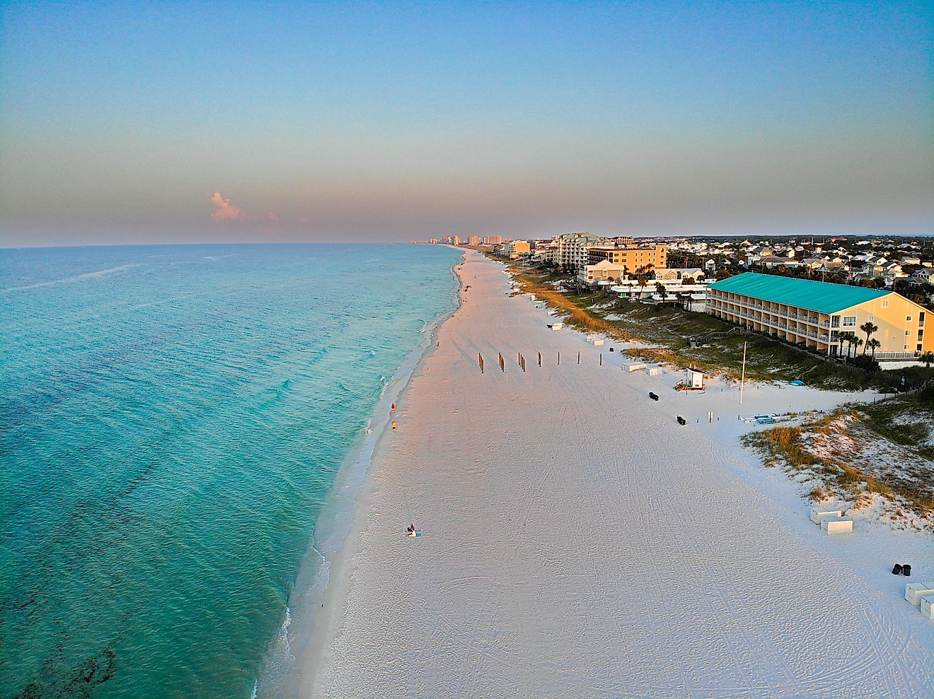 Aerial view of Destin, Florida.