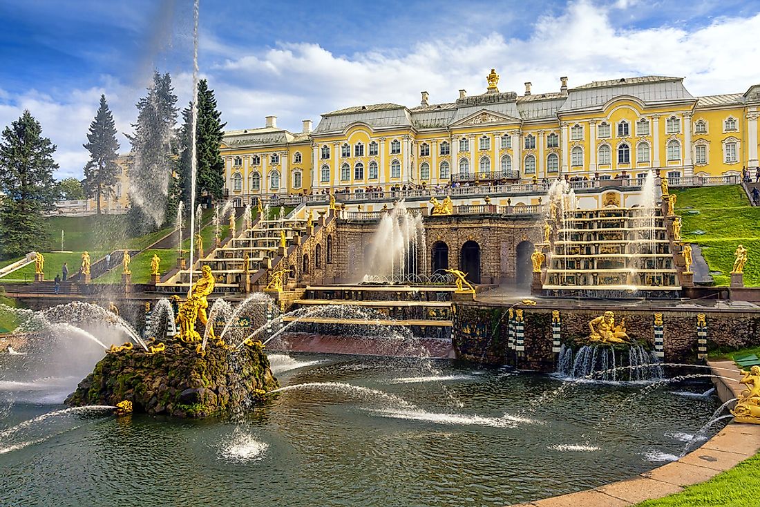 Peterhof Palace, Russia. 