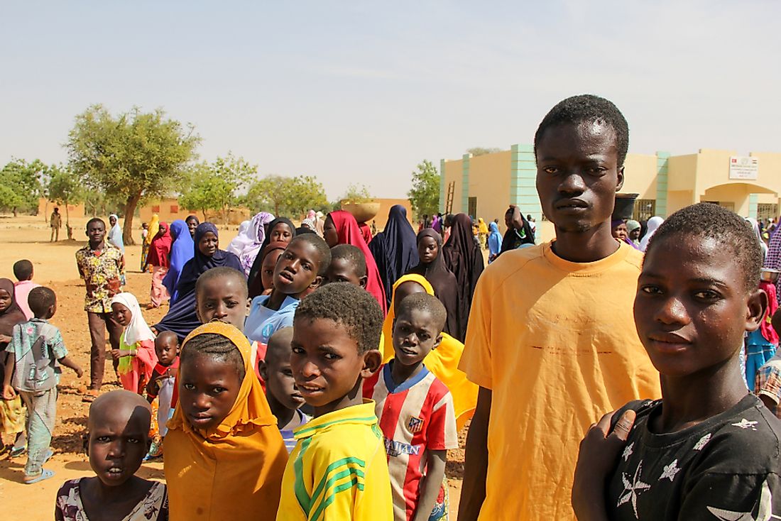 People in Niamey, Niger. Editorial credit: buraktumler / Shutterstock.com. 