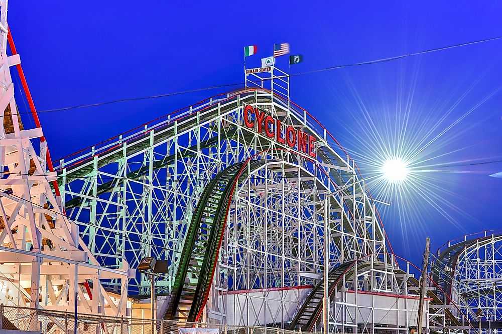 Coney Island Cyclone - Luna Park in Coney Island