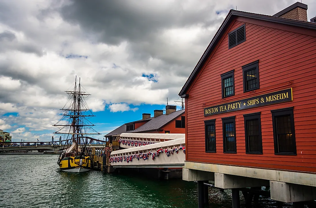 The Boston Tea Party museum in Boston. 