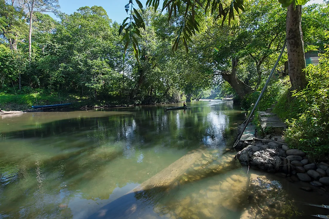 A national Park in Brunei. Brunei has a very humid tropical climate. Editorial credit: MEMBERHS / Shutterstock.com.
