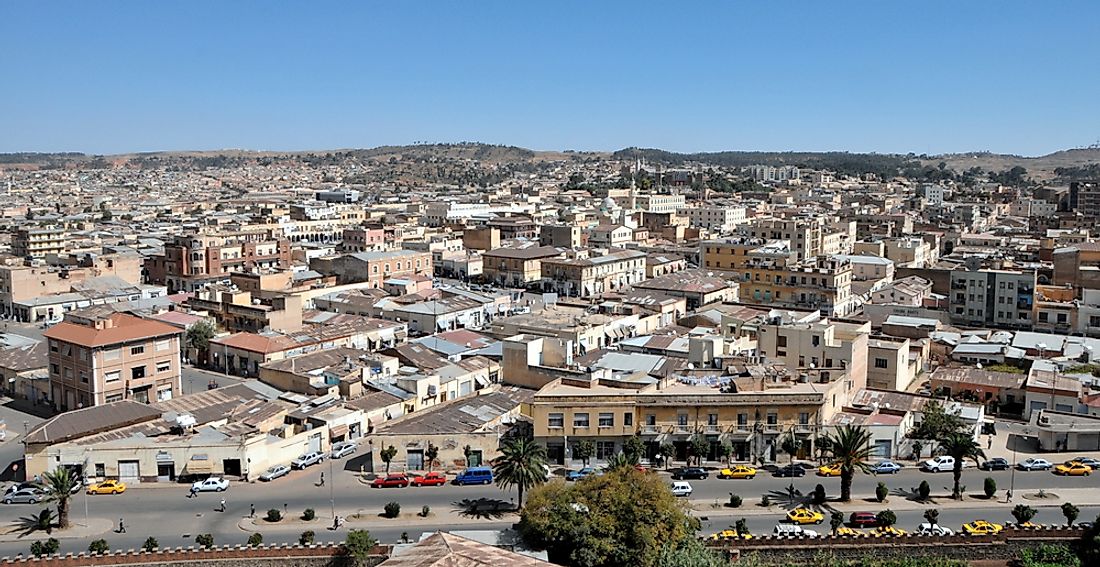 Asmara, the capital of Eritrea. 