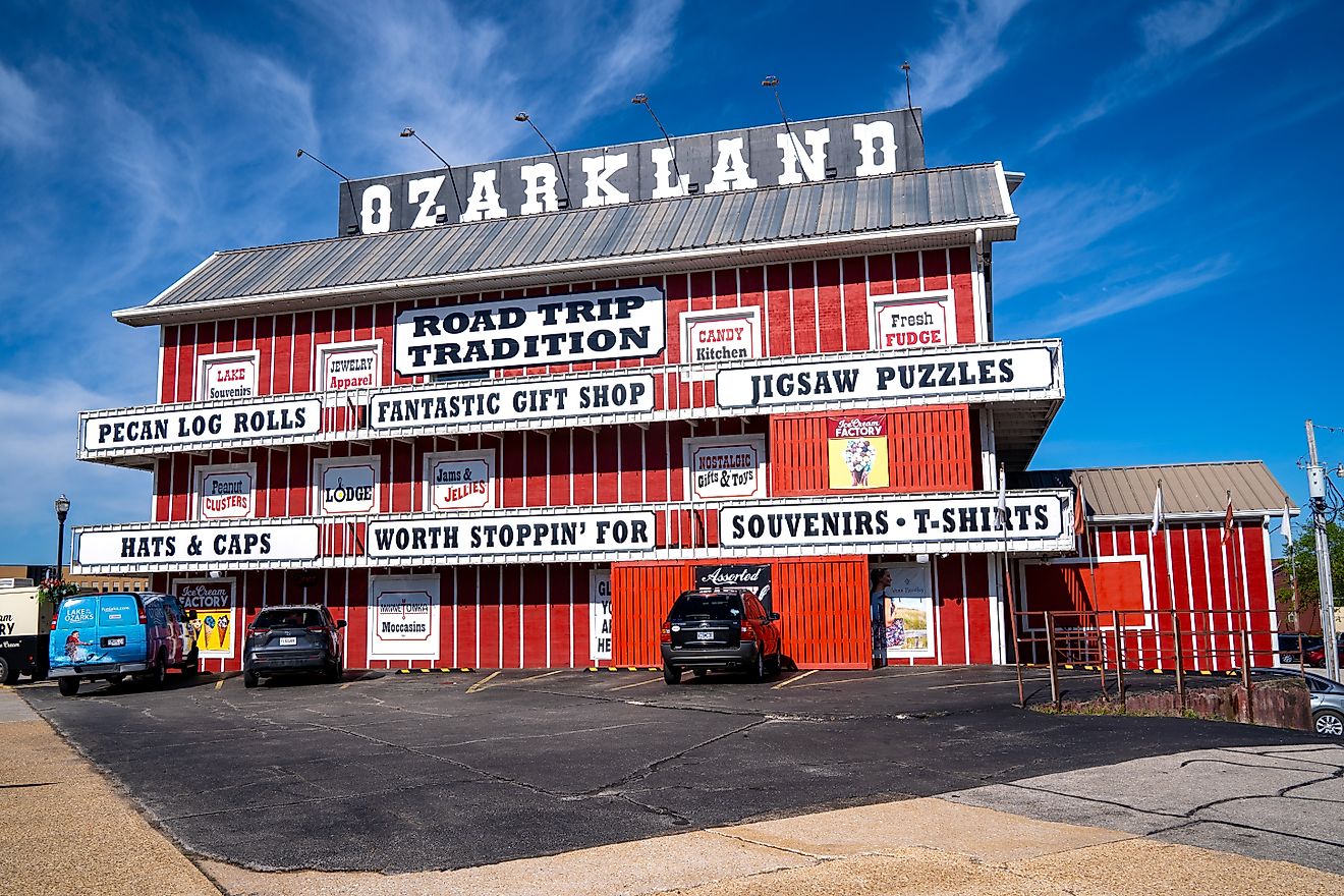 The Ozarkland Gift Shop in Camdenton, Missouri.