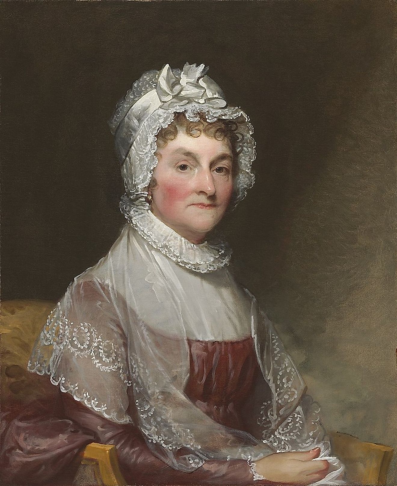 Abigail Adams. Image credit: Gilbert Stuart/Public domain