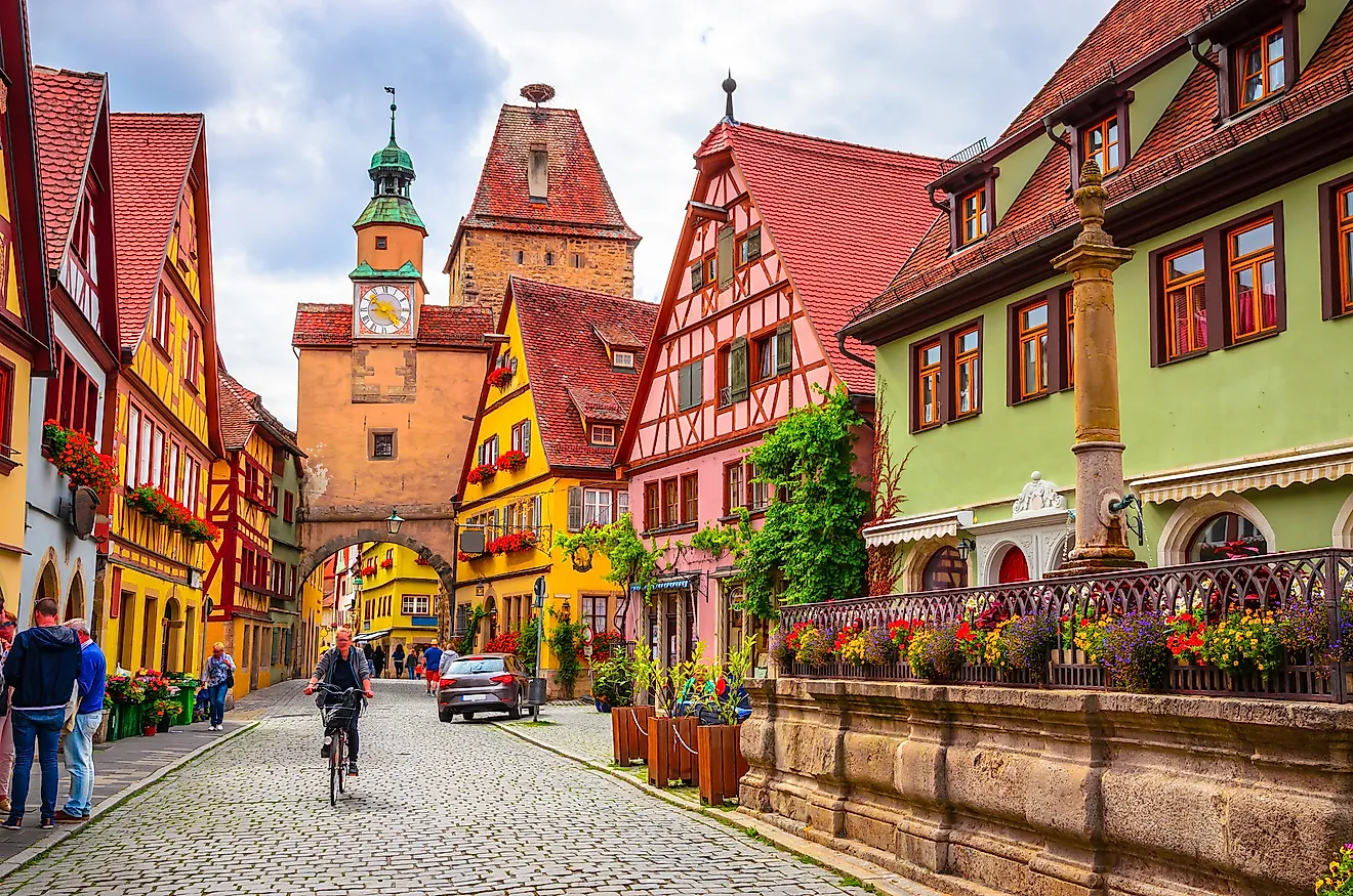 Rothenburg ob der Tauber, Germany. 