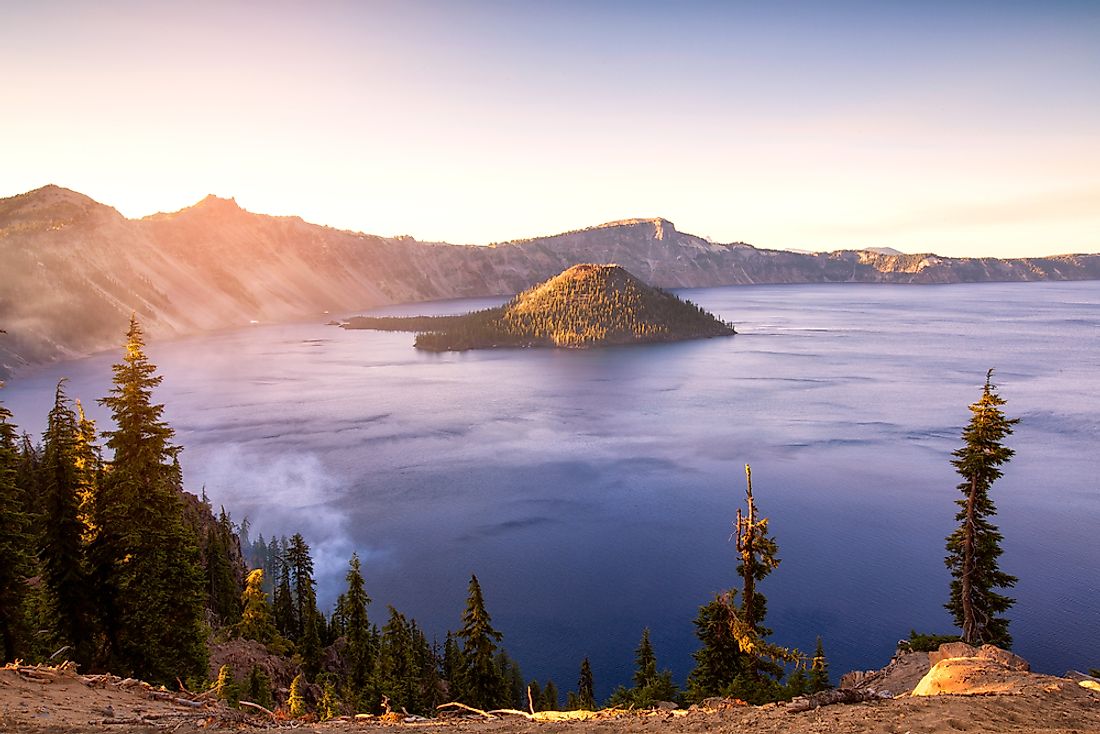 Crater Lake, Oregon. 