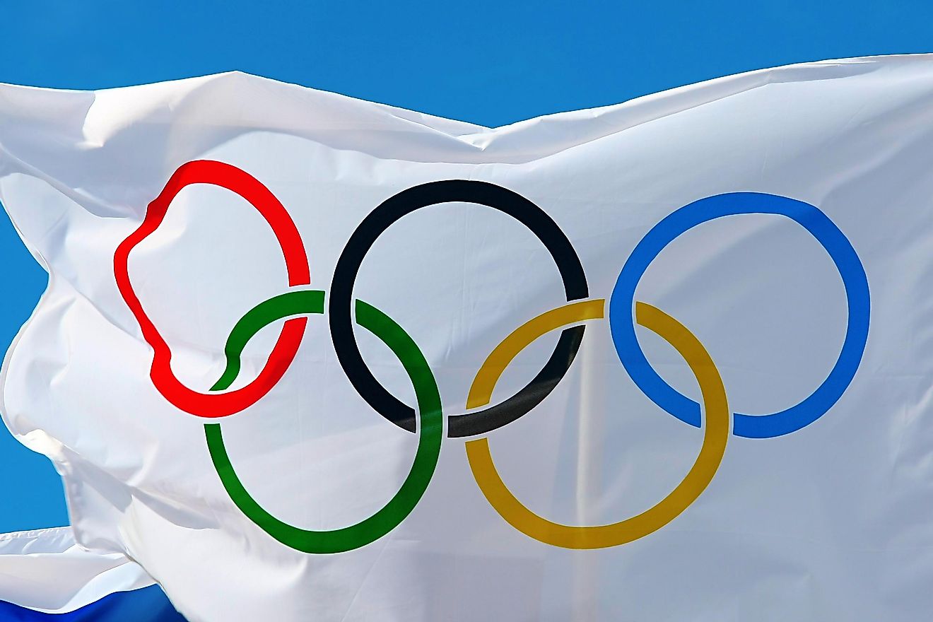 Olympic Flag. Image credit: Ververidis Vasilis/Shutterstock