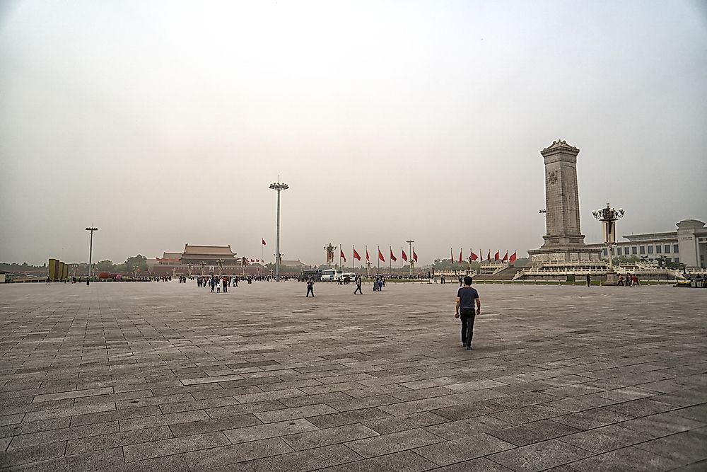 Tiananmen Square, China. Editorial credit: Ablakat / Shutterstock.com.